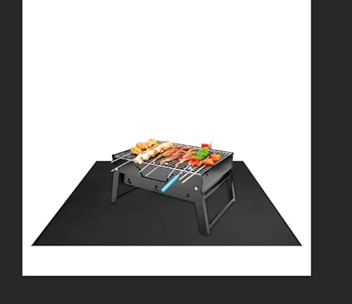 Grillmatte für Gasgrill, Backpapier Wiederverwendbar Dauerbackfolie für Backofen Nicht Klebrig Wiederverwendbar Leicht zu Reinigen für Grill und Backofen (33 x 40 cm, 6er Set)