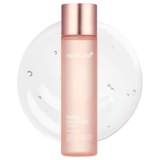 Medicube TRIPLE COLLAGEN TONER 4.0, 140 ml, tónico facial con efecto hidratante y reafirmante