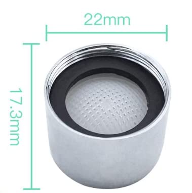 Set 2 Rompigetto Per Rubinetto F22 In Ottone Cromato - Risparmio Idrico Per Cucina E Bagno - Foto 3