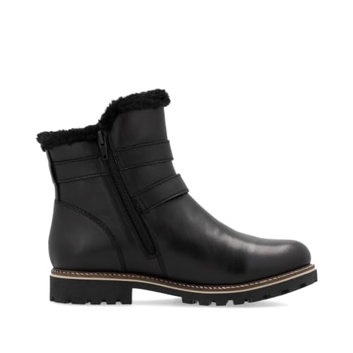Remonte Damen Chelsea Boots D8484, Frauen Stiefeletten,lose Einlage,wasserabweisend,remonteTEX,halbstiefel,Kurzstiefel,schwarz (00),43 EU – Ansicht 2