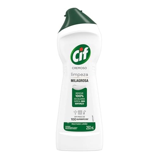 Cif Saponáceo Cremoso Multiuso Limão Squeeze 250Ml
