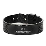 Architect Black Shark Mesh Bracelet - #1 Architect Gifts Idea for Graduation, Birthday, and Holidays - Unique and Inspirational -  Laserchili