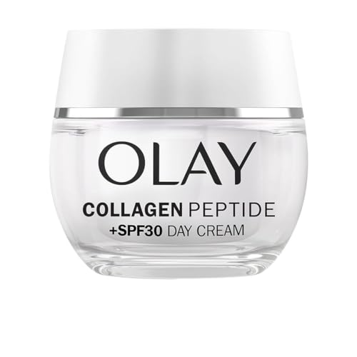 Olay Collagen Peptide Crema de Día Hidratante Facial SPF 30, Con Niacinamida. Cuidado de la Piel Well-aging: Fortalece, Restaura, Hidrata,50ml