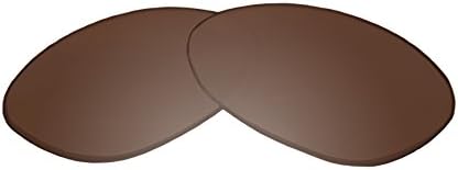 SFx Replacement Sunglass Lenses fits Oakley OO4075 W Square Wire 60mm Wide (Ultimate Brown Gradient Hardcoat Pair-Polarized)