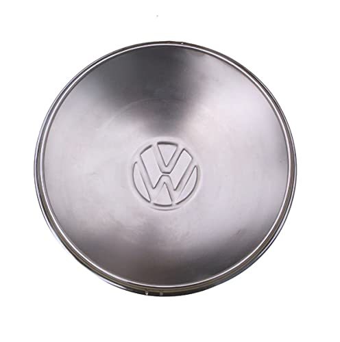 Calota Aço Cromado Com Logo Para Fusca e Kombi Volkswagen Bojuda Volks VW