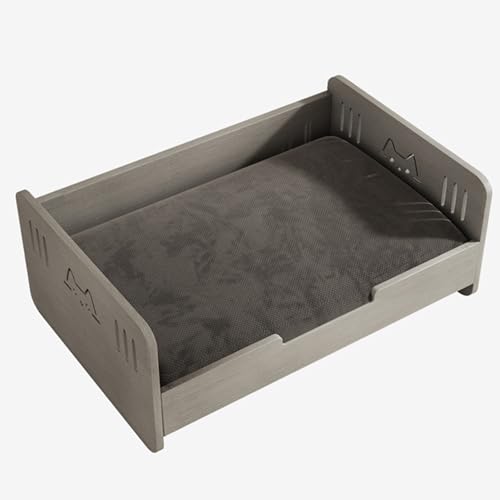 木製 猫 犬 ペットハウス ベッド クッション 快適 ストレス解消 ペットベッド ペット用品 休憩所 室内用 昼寝 滑り止め 安定した 多機能 噛み耐え 可愛い ペット犬 超吸収 ふわふわ 通年 90*60CM