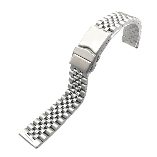 Bracelet montre 22mm 20mm Jubilee acier 316L avec boucle déployante solide