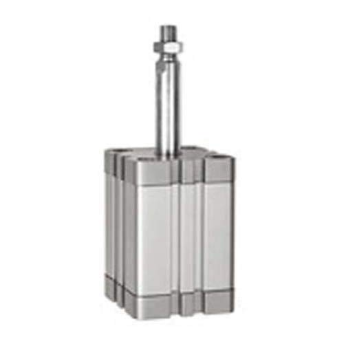 Cylindre compact RIEGLER anti-fuite simple effet course 10mm tige 25mm
