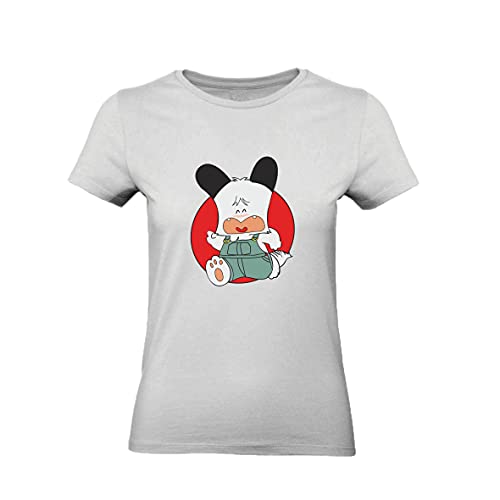 Tipo di prodotto: SHIRT T-Shirt Donna Cotone Basic Super vestibilità Top qualità - H. Spank MOD. 2 - Divertente Humor Made in Italy (Grigio, M)