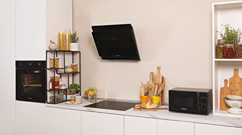 Candy-CVMA60N-Campana-extractora-60-CM-4-Niveles-Potencia-213W-620M3H-Valvula-Antiretorno-Temporizador-Filtros-Carbono-Panel-Antigrasa-Control-Tactil-LED-60-DB-Clase-A-Cristal-Negro