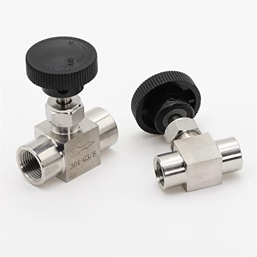Válvula de control de flujo de media pulgada BSP de acero inoxidable 304 7