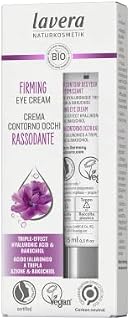 lavera Firming Eye Cream - eye cream with triple hyaluronic acid & bakuchiol - Reduces the depth of wrinkles around the eyes - Green Lift Complex - eye care - natural cosmetics - vegan - organic (1 x 15ml)