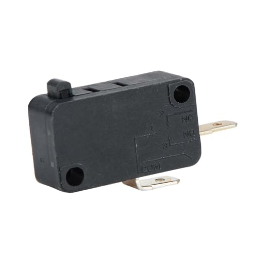 Milageto Micro Interrupteurs Pièce de Rechange Interrupteur Normalement Ouvert, 16A, 250V pour Appareils électroménagers Automobiles