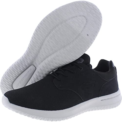 Skechers Mens DELSON Workout Athletic and Training Shoes Black 12 Medium (D)4