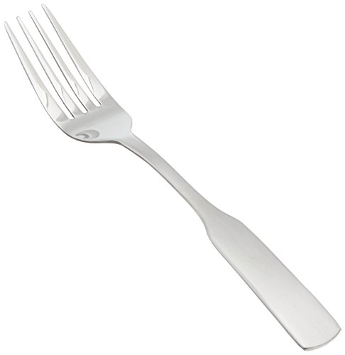 Winco 12-Piece Winston Dinner Fork Set, 18-0 Stainless Steel, Silver
