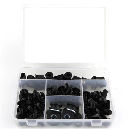 Evita pérdidas de paneles con tornillos de carenado para Yamaha TDM900 negro