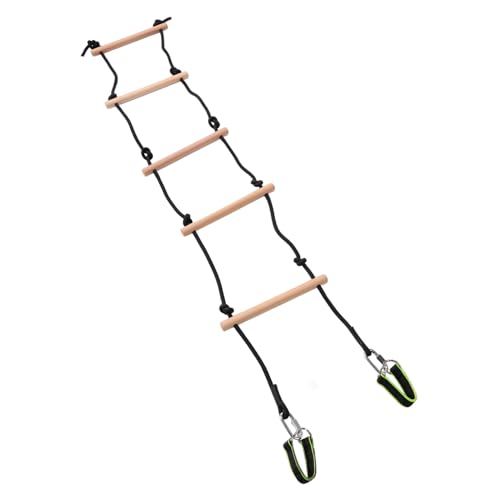 GLSTOY 1 Set Multi-Functional Wooden Climbing Ladder Boys and Girls Climbing Ladder Swing Boys and Girls