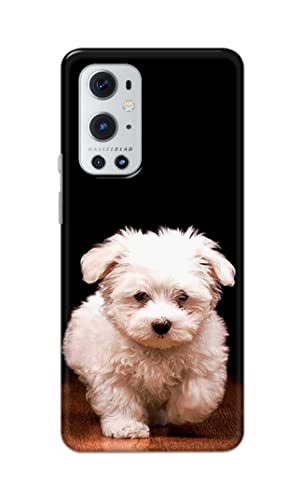 Image of PRINTFIDAA� Printed Hard Back Cover Case for OnePlus 9 Pro Back Cover (Puppy Dog) -2808