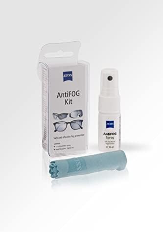 ZEISS AntiFOG Kit 15ml - Pack of 1 | Fog-Free Lens for up tp 72 hours | Ideal for Spectacles, Eyeglasses, Sunglasses, Camera Lenses, Bike Visors, Car Mirrors, Windshields, and Swim Goggles