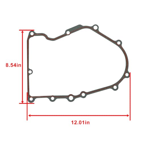 Image of 24-041-66-S Oil Pan Gasket with 24 153 08-S O-Ring Kit for Kohler CH20 CH22 CV730 CV740 Command PRO Twin Engine Replaced 24 041 54-S