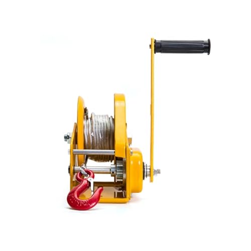 Winche manual de mano para cargar con correa de poliéster miniatura 2