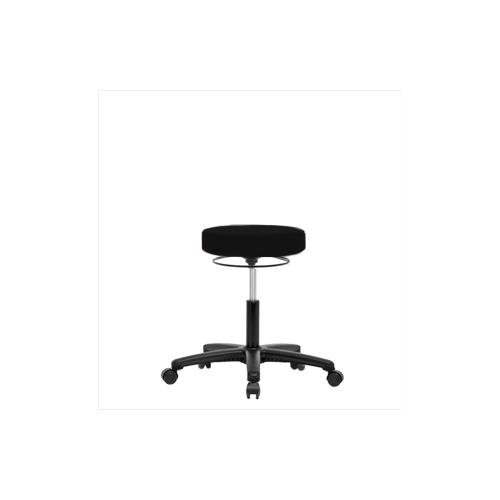 Thomas VDHSO-RG-RC-c8605 Desk Height Stool with Black Nylon Base, Caster