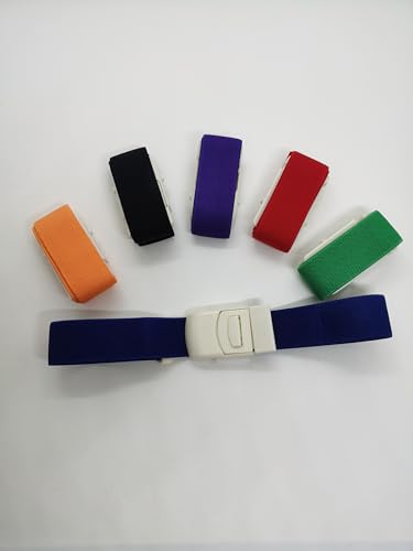 Image of 6-Pack Tourniquet Elastic, First Aid Quick Release Medical Sport Emergency Buckle Band(Multi Colors)