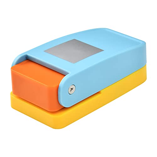 1 Inch Square Punch Craft Lever Punch Handmade Paper Punch For Crafting Scrapbooking Cards,Diy Cards Making Candy Color By Random 1X1 Inch Square Punch #TOP2