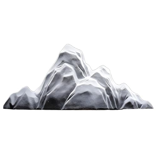 YCCYHQ Piedras Blancas para Jardin de Montaña Blanca y Paisaje de Rocas para Sala de Estar, Conferencias y Adornos Prácticos de Estilo Chino(8.8x3 cm/3.5x1.2 in)