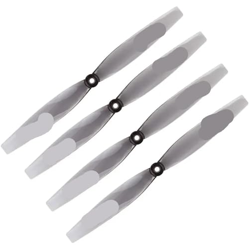 Hélice 4PCS 9SF Spec para drone F3P T904D de ala fija en color gris transparente