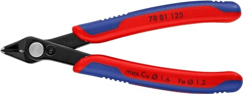 KNIPEX Electronic Super Knipsmit Mehrkomponenten-Hüllen 125 mm, 78 81 125
