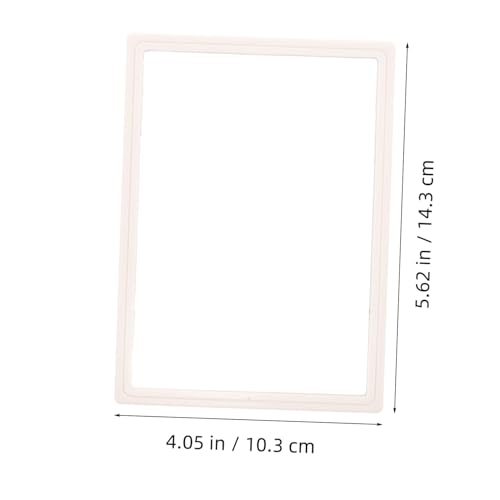 Espejo pequeño para maquillaje compacto blanco miniatura 2