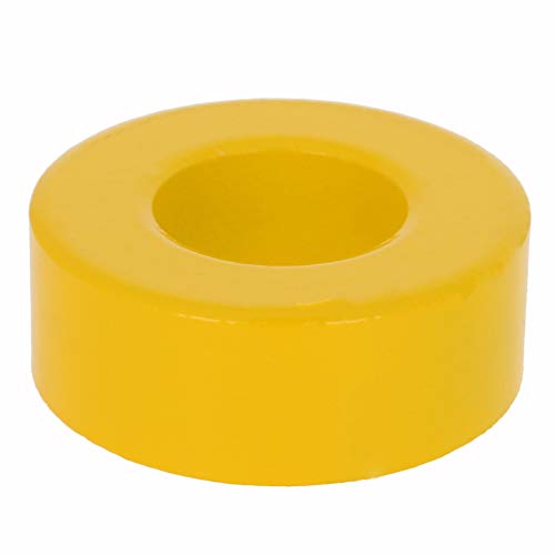 Heyiarbeit 47 x 24 x 18 mm Transformador de potencia Ferrita Toroide Núcleos Amarillos, 1 unidad