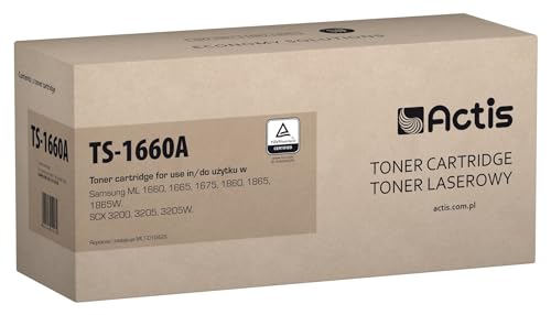 Actis Cartouche de Toner Ts-1660A pour Samsung Mlt-D1042S ; Standard ; 1 500 Pages ; Noir.