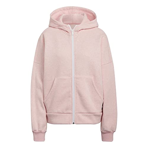adidas Women's Studio Lounge Fleece Hooded Fullzip