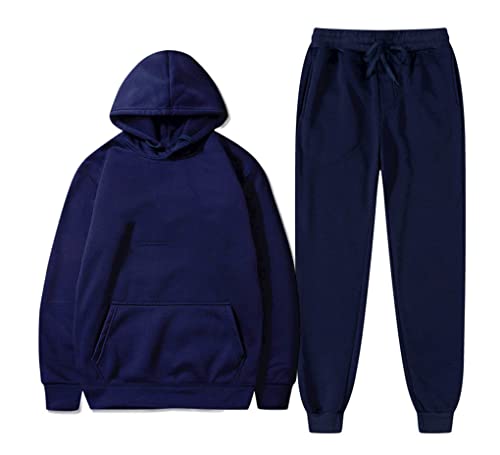 Vêtements de sport chauds pour homme en bleu marine L parfaits pour vos joggings matinaux