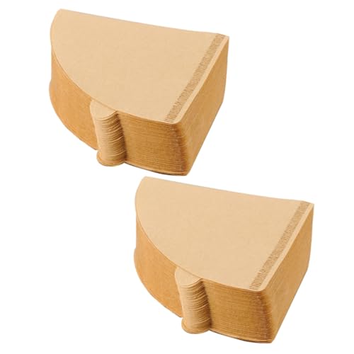 Cabilock 200Pcs Disposable Coffee Filter Paper Cones Single Use Espresso Filters for Drip Coffee Makers for Home Office Convenient Easy to Store