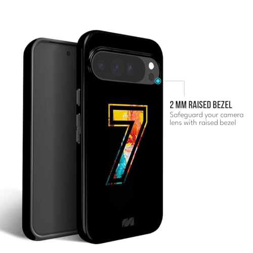 Image of MILLION CASES Graphic Flare Crystal Case for Google Pixel 8a, Google Pixel 8a Back Cover Case(2024) - PC | Midnight Black