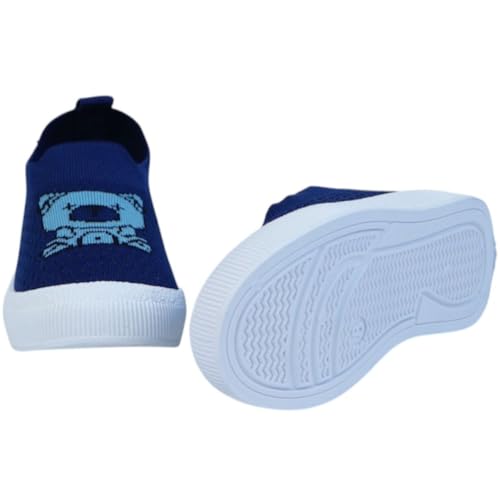 Image of Baby Choo Choo Shoes for Boys & Girls | Soft Slip-On Toddler Shoes with Whistle Heel | Breathable Knit Upper | PVC Sole | Ages 6 Months-3 Years