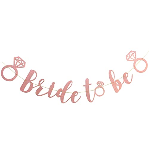 Bride to Be Banner Shiny Pink Hen Party Banner Hen do Banner Bride to Be Bunting for Wedding Engagement Bridal Shower Decorations