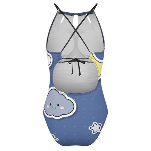 Maillot de bain sculptant Étoile Lune pour affiner la silhouette - 5