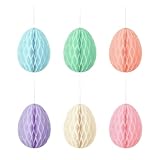 Facilité d'utilisation: Chaque œuf de Pâques est équipé d'une corde pratique qui rend la suspension simple et rapide. Que ce soit en guirlande ou individuellement, la décoration de votre fête de Pâques devient un jeu d'enfant, vous laissant plus de temps pour profiter des festivités