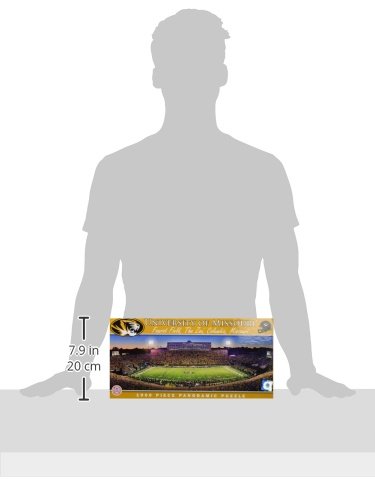 Image of MasterPieces NCAA Missouri Tigers Football Stadium Panoramic Jigsaw Puzzle, 1000 Pieces, 13 inch x 39 inch