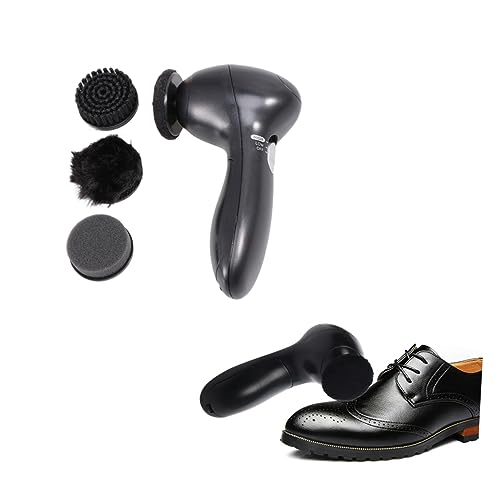 FRCOLOR Portable Battery Operated Shoe Polishing Brush Kit Wire Brush for Sneaker Cleaning