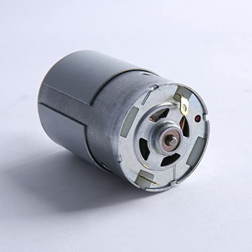 2 Peças Motor Escovado Dc Bobina de Cobre Corpo de Aço Inoxidável Motor de Grande Torção 19 Engrenag