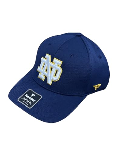 Notre Dame Fighting Irish Navy Blue Rebound Reflex Flex Fit Hat- M/L