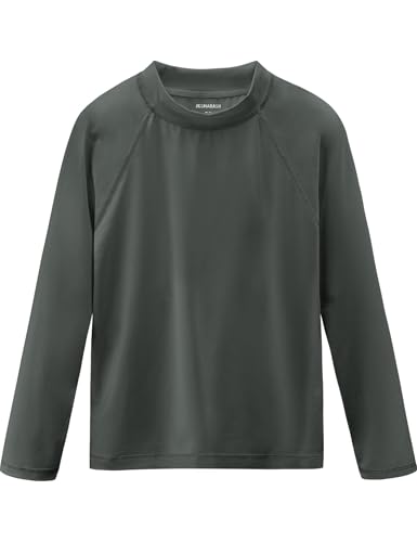Image of Boys Rash Guard Swim Shirts Long Sleeve UPF 50+ Swimwear Toddler Kids Sun Protection SPF Water Surfing Swimming Shirts 0-16Y