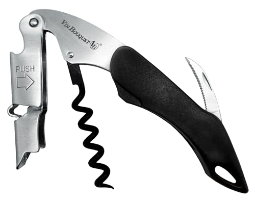 Vin Bouquet VB_FID 083 Colours 2 Lever Corkscrew in CDU, ABS, Stainless Steel