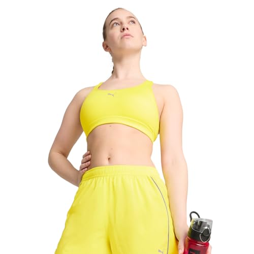 PUMA Brassière de Sport Opaque pour Femme en Noir