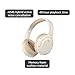 Edifier W820NB Plus Hybrid Active Noise Cancelling Headphones - LDAC Codec - Hi-Res Audio Wireless & Wired - Fast Charge - Over Ear Bluetooth V5.2 Headphones for Travel/Home/Office- Ivory